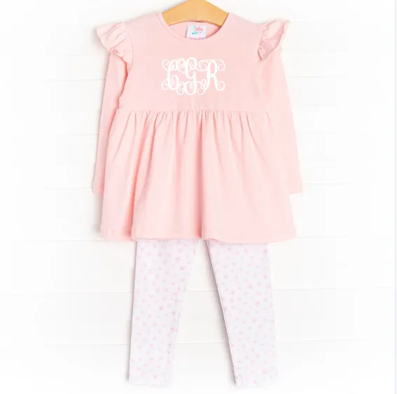 Daisy Dreams Legging Set, Pink