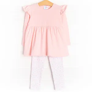 Daisy Dreams Legging Set, Pink