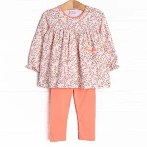 Desert Daisies Legging Set, Pink