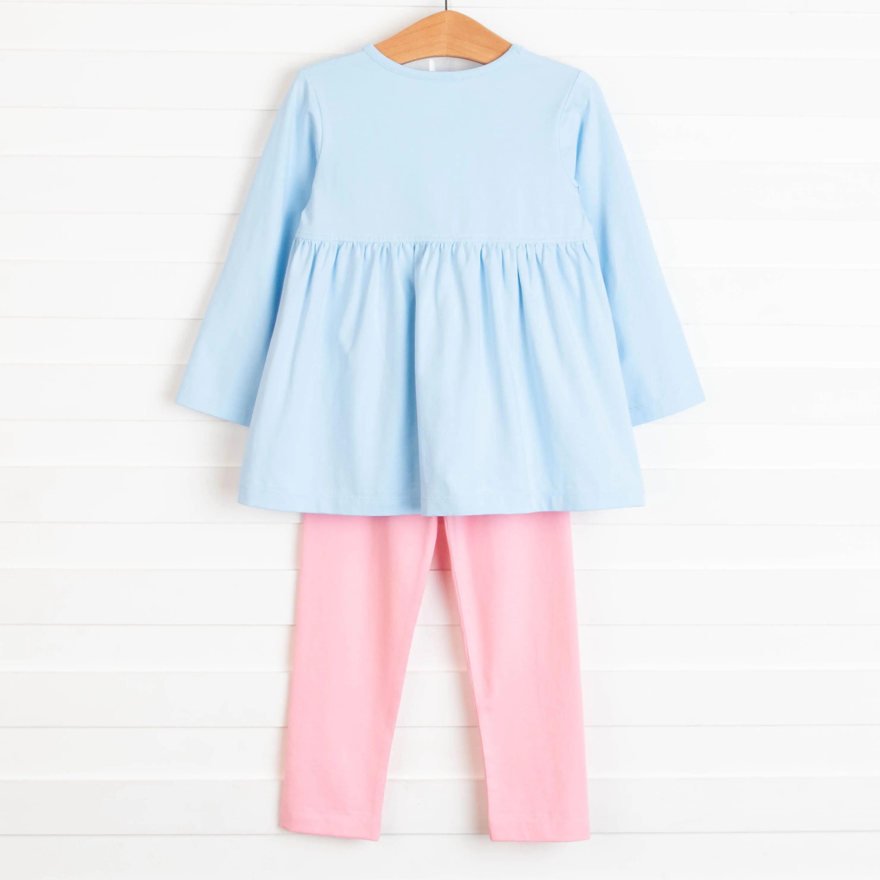 Dragonfly Dreams Applique Legging Set, Blue