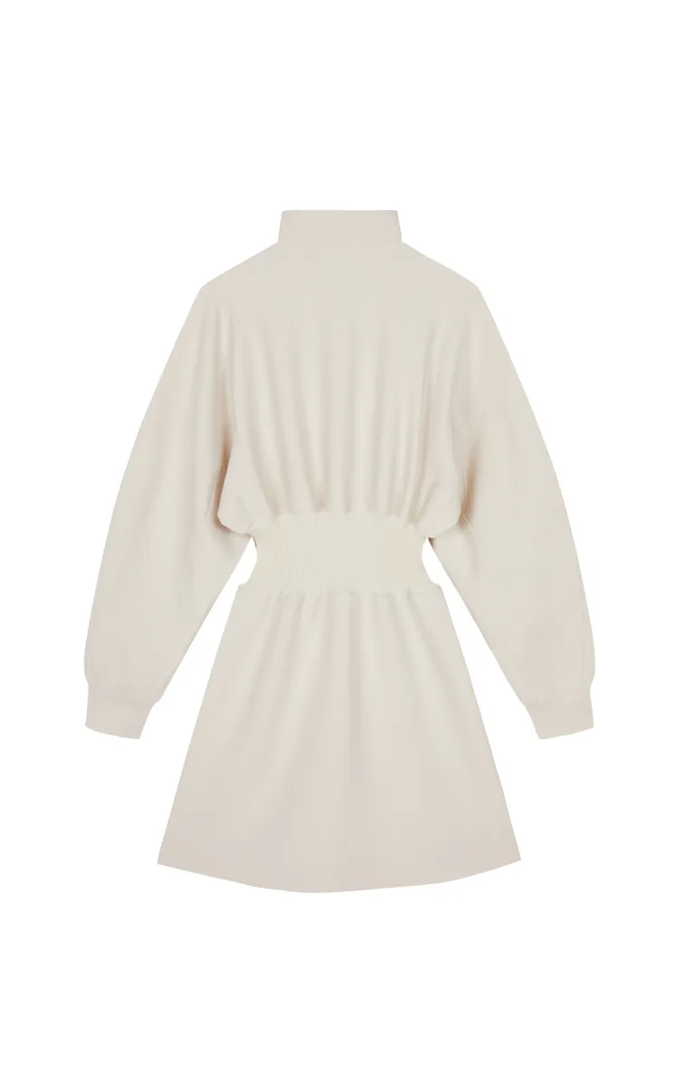 Dress / JNBY Cotton Blend Air-Layer X-Line Long Sleeve Dress
