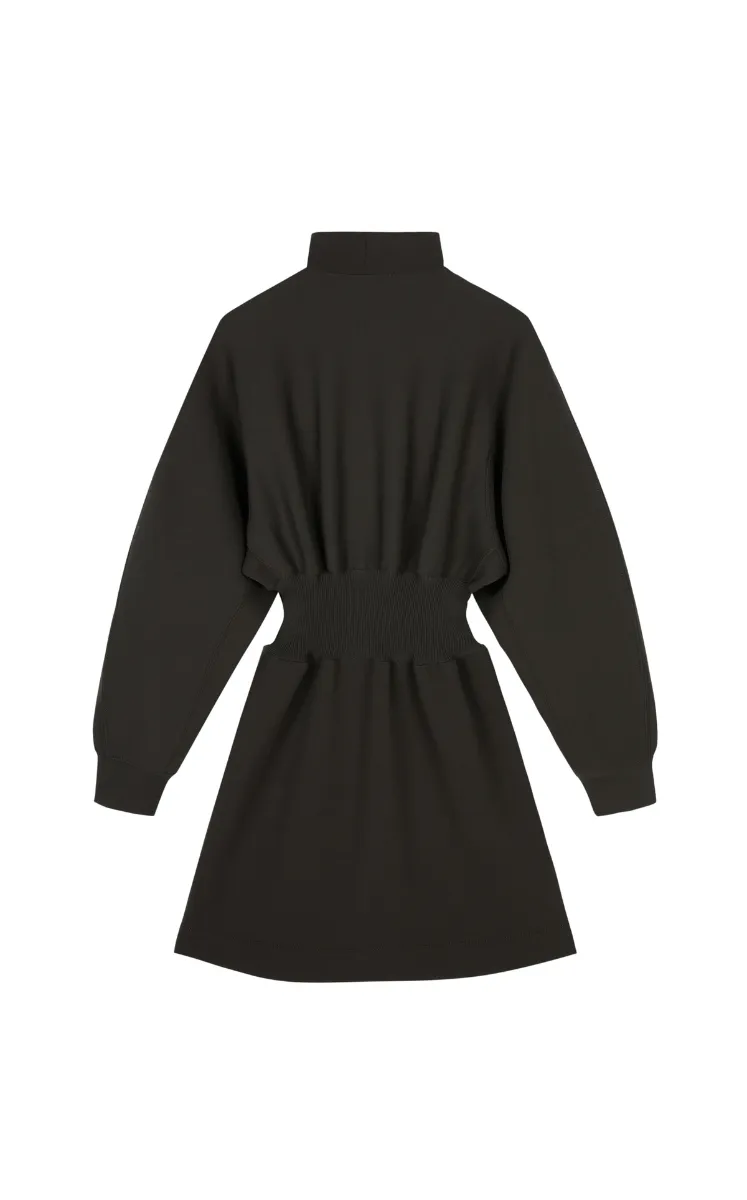 Dress / JNBY Cotton Blend Air-Layer X-Line Long Sleeve Dress