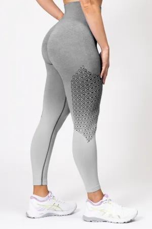 Ella Ombre Scrunch Bum Leggings Grey