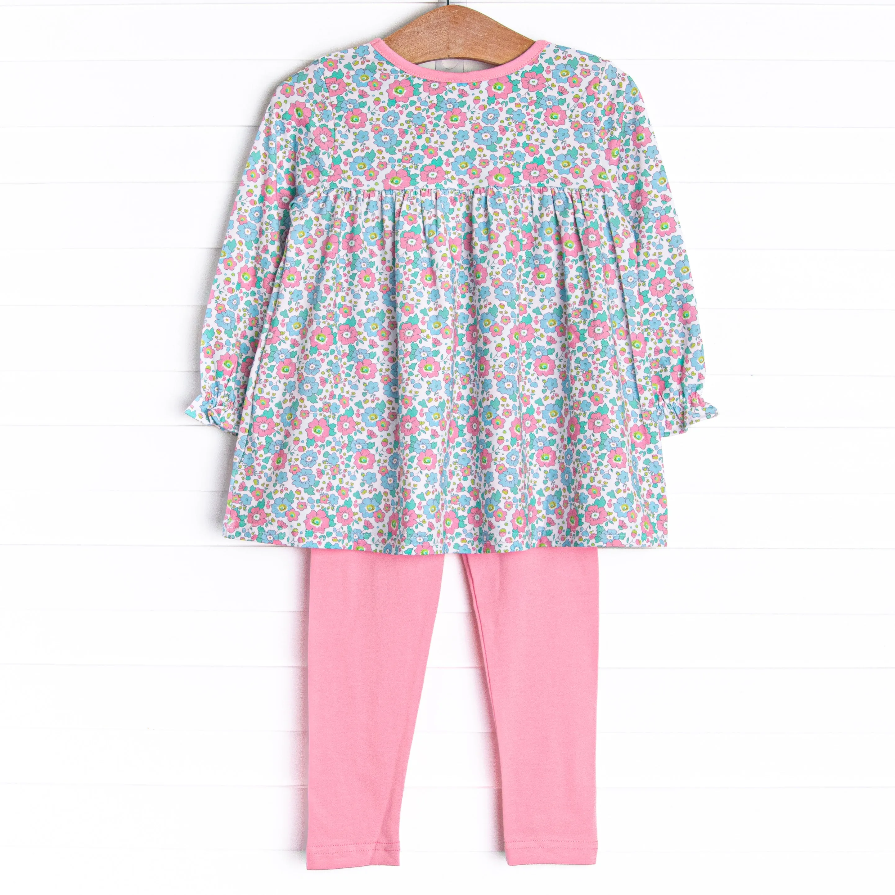 Fan Favorite Florals Legging Set, Pink