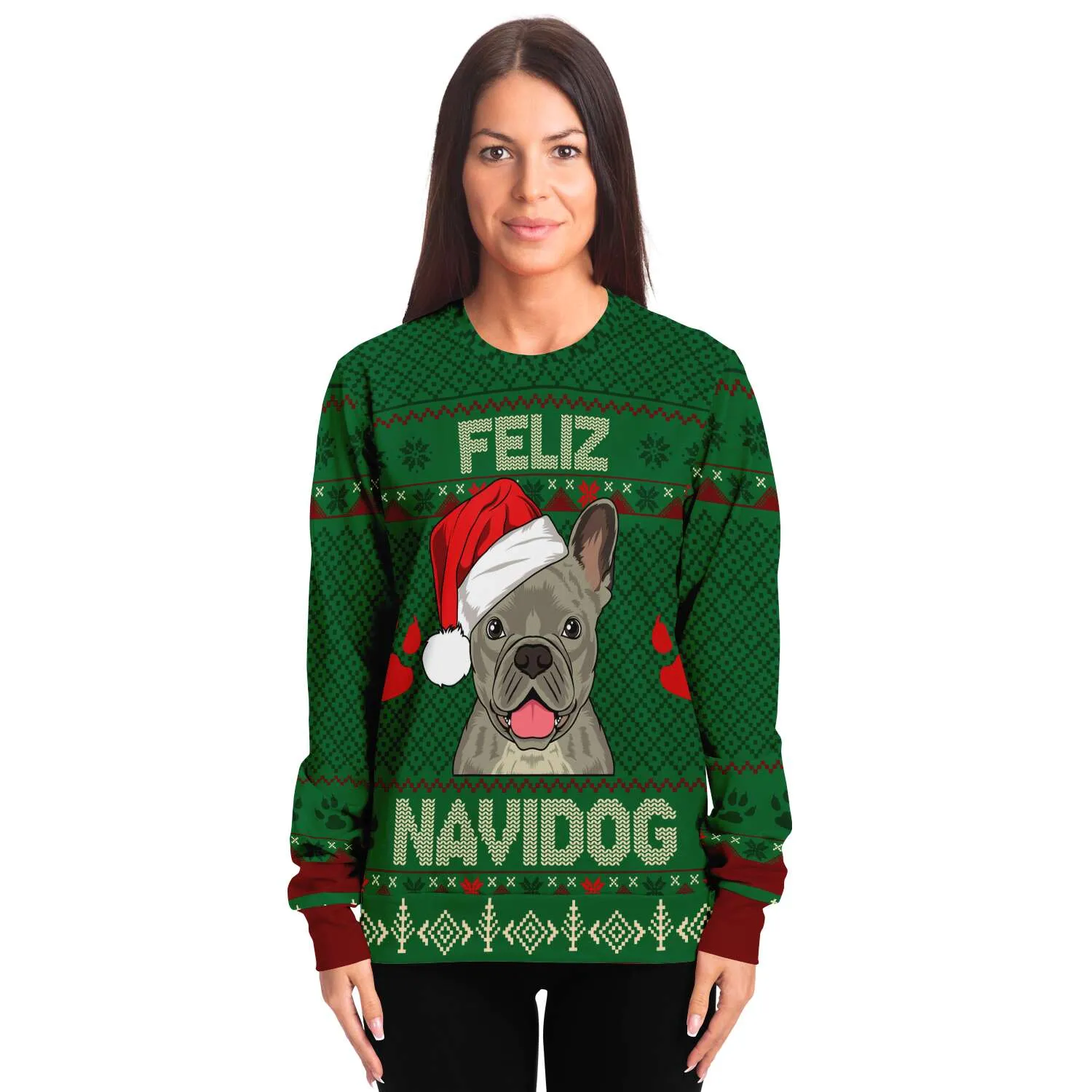 Feliz Navidog - French Bulldog