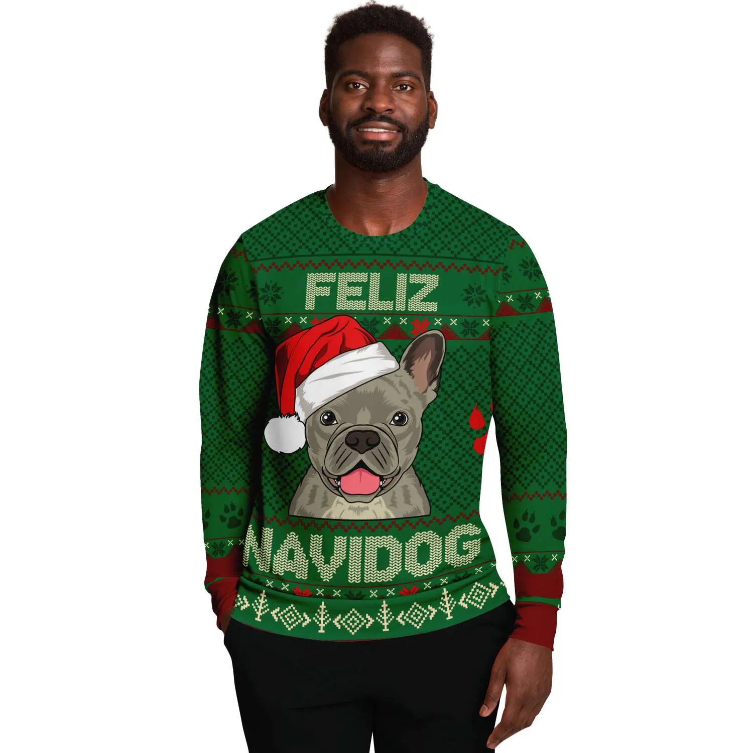 Feliz Navidog - French Bulldog