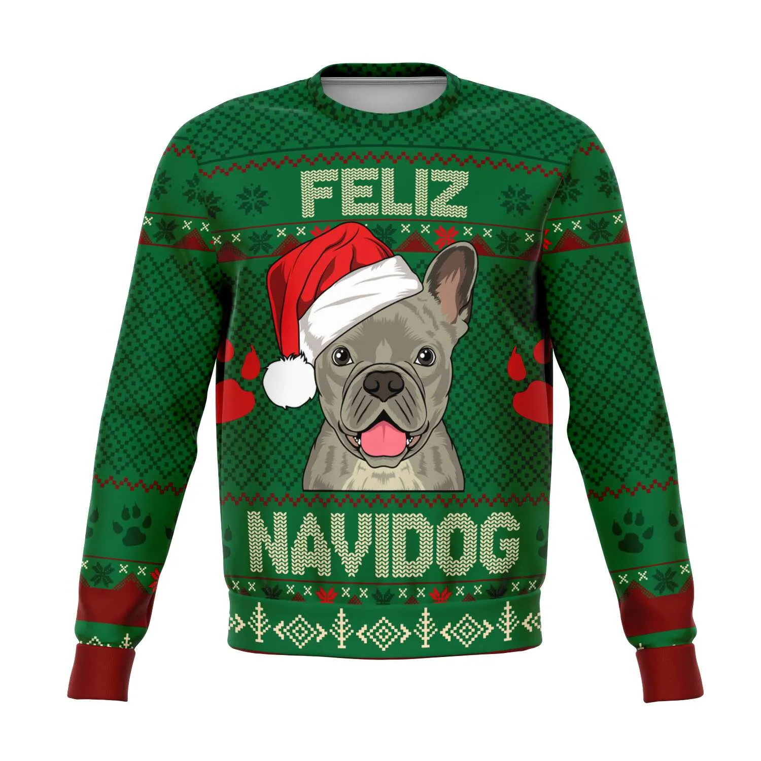 Feliz Navidog - French Bulldog