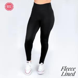 Fleece Leggings | Black