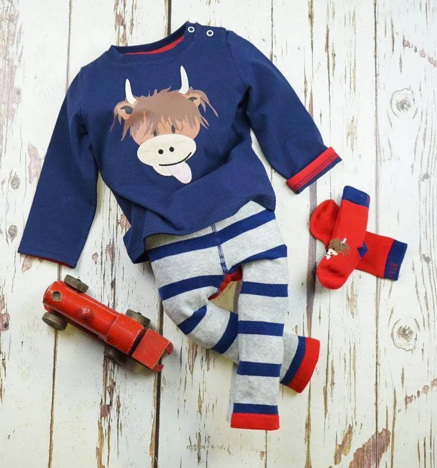 Fluffy Highland Cow Socks