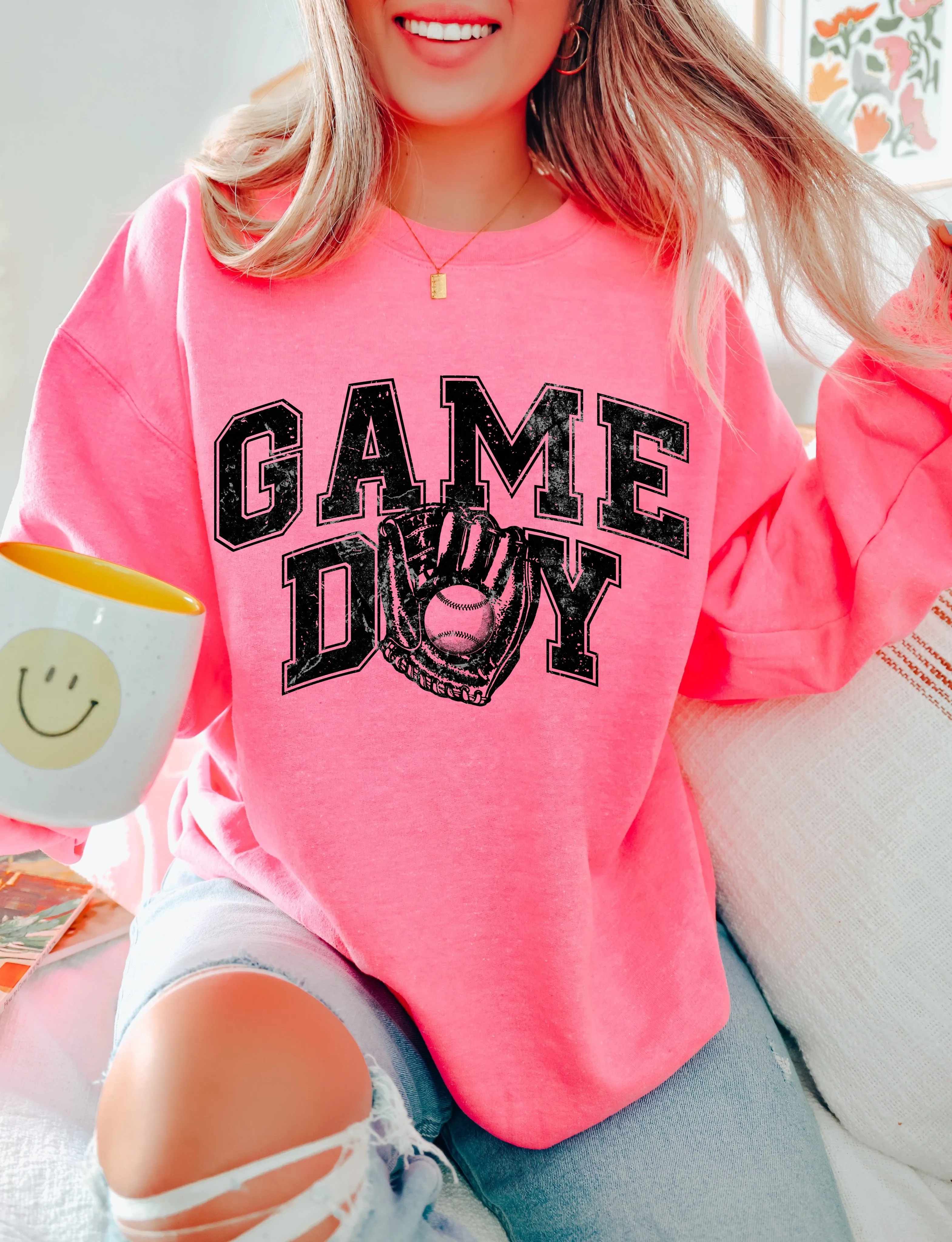 Game Day Baseball Unisex Sweatshirt - Multiple Colors/ Adult Sizes Available