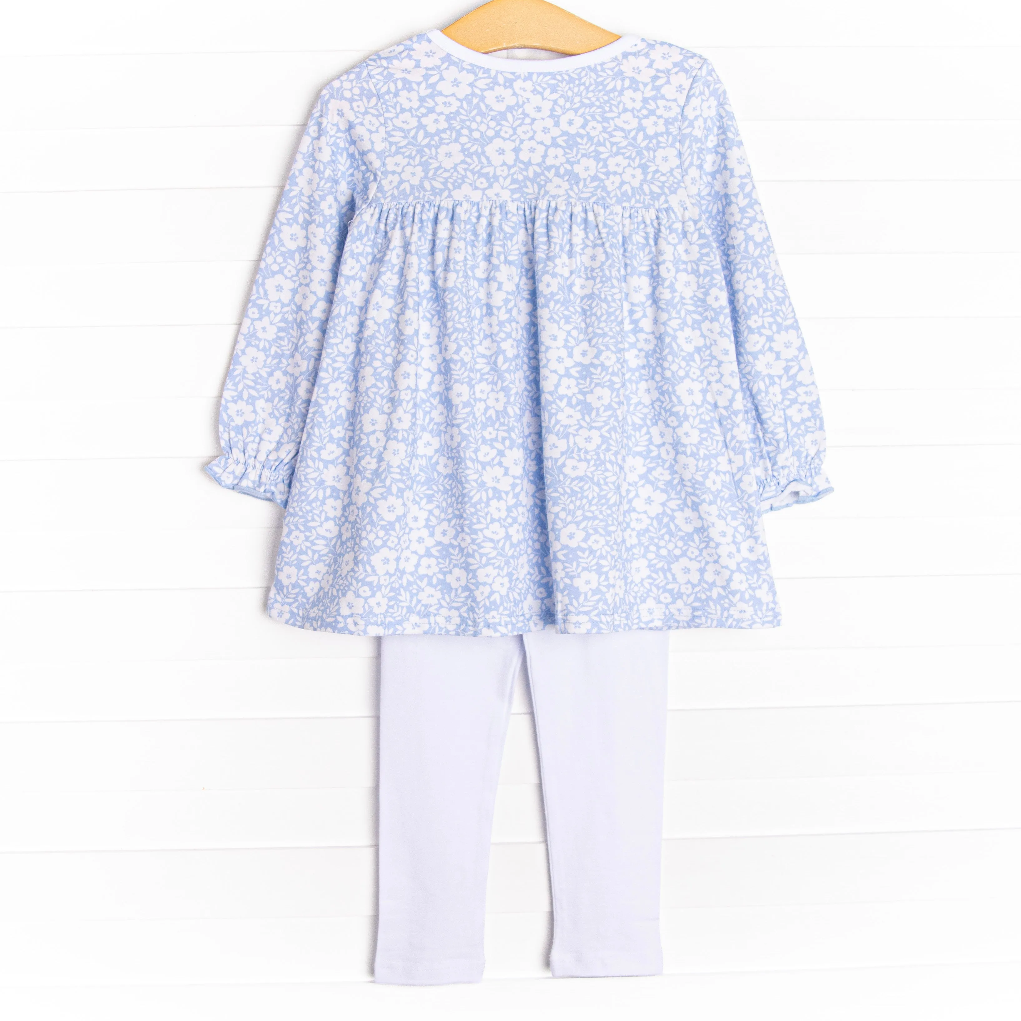 Garden Gate Legging Set, Blue