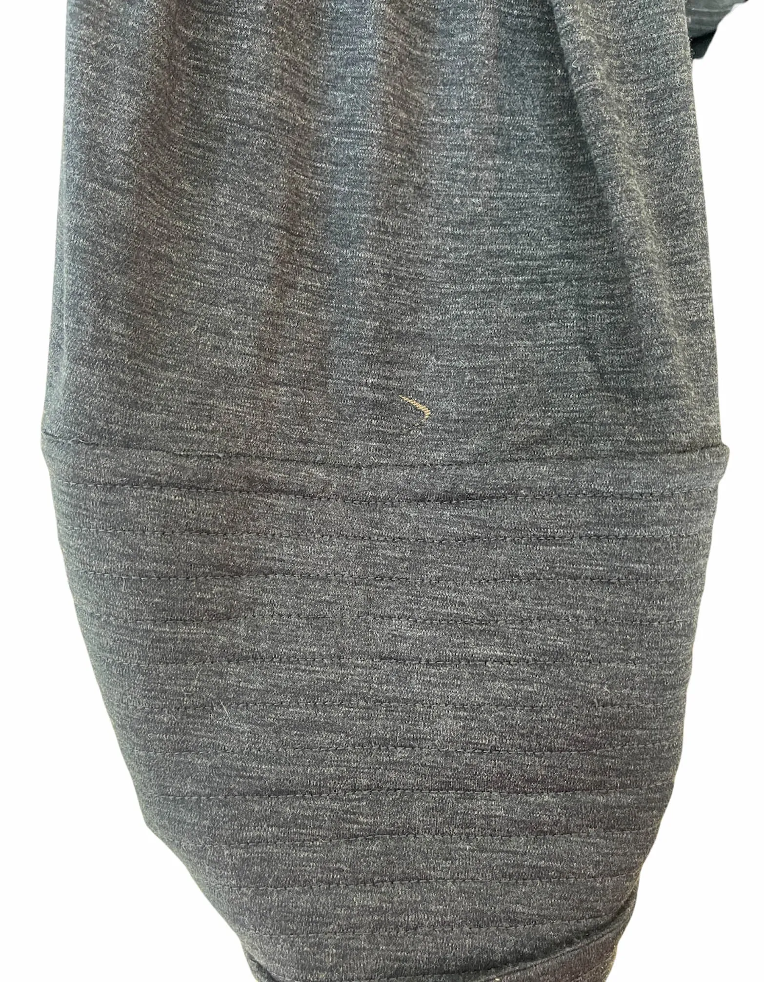 Geoffrey Beene Grey Longsleeve Jersey Dress w/ Black Bodice sz S