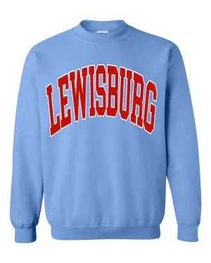 Gildan or Bella Canvas Lewisburg Unisex Sweatshirt Youth and Adult Sizes/ Lewisburg Sweatshirt (Go Patriots)