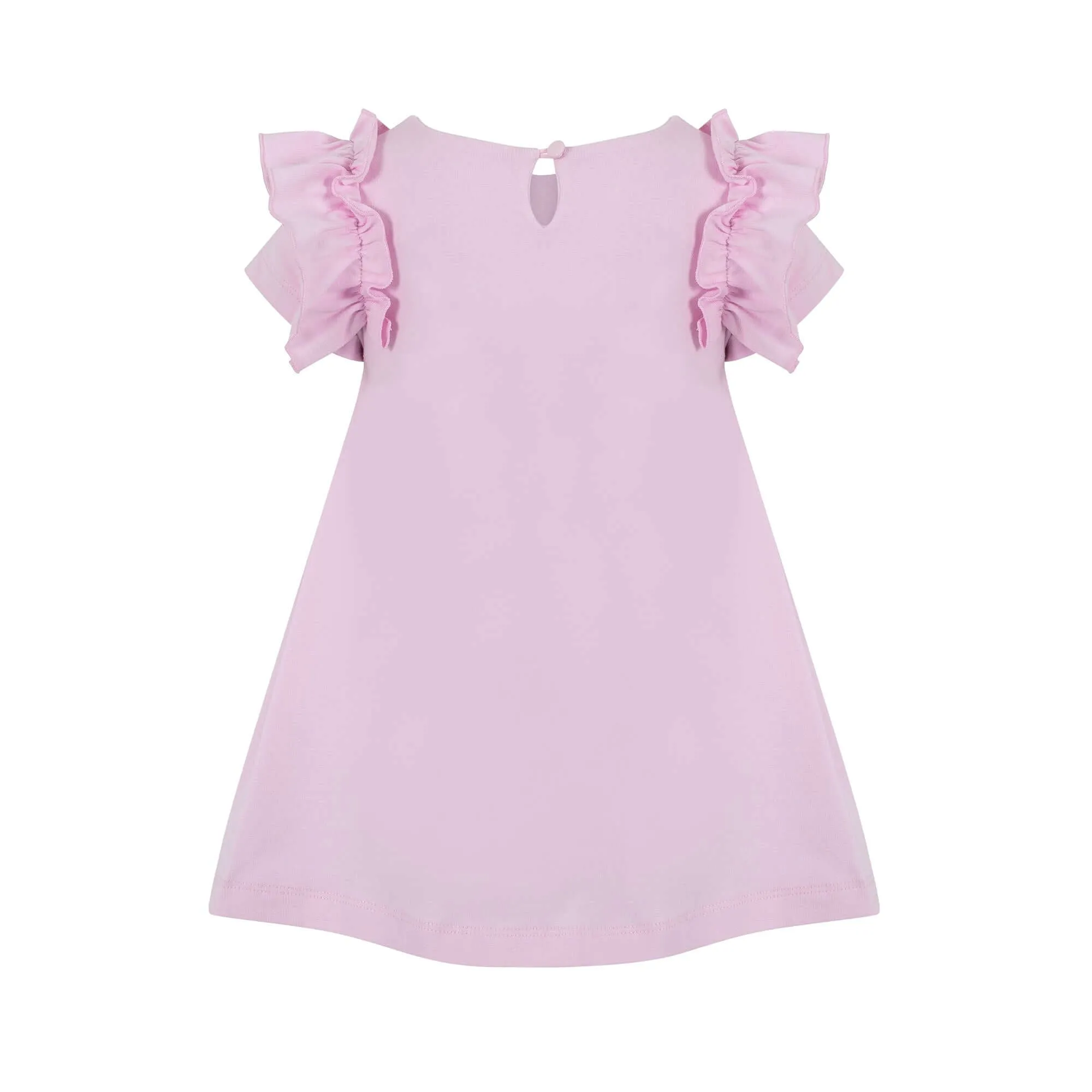 Girls Pink Flowers Dress