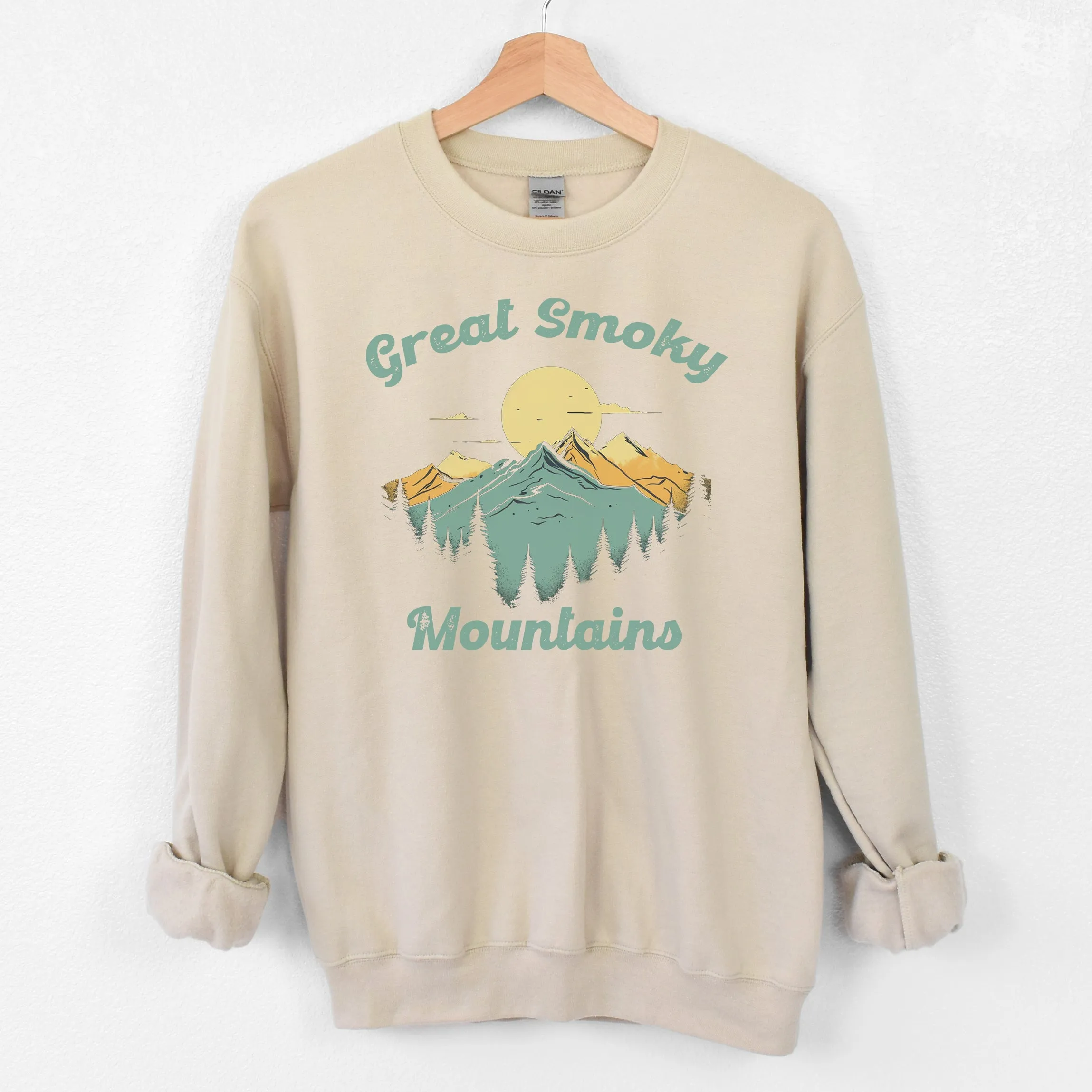 GREAT SMOKY MOUNTAINS NATIONAL PARK SAND CREWNECK