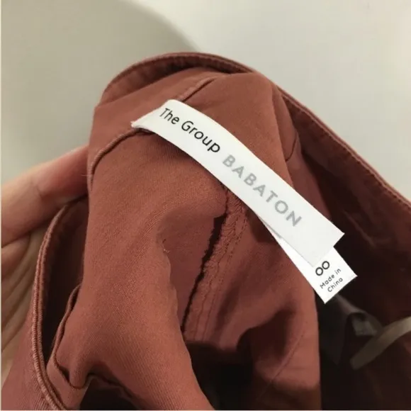 Group by Babaton Walsh Shorts Burnt Rust Orange Sz 00