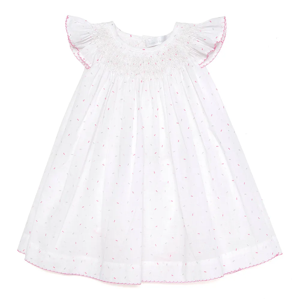 Handsmocked Confetti  Dress