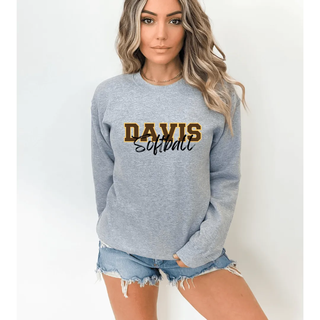 Hazel Blues® | Custom Team Name & Sport Sweatshirt