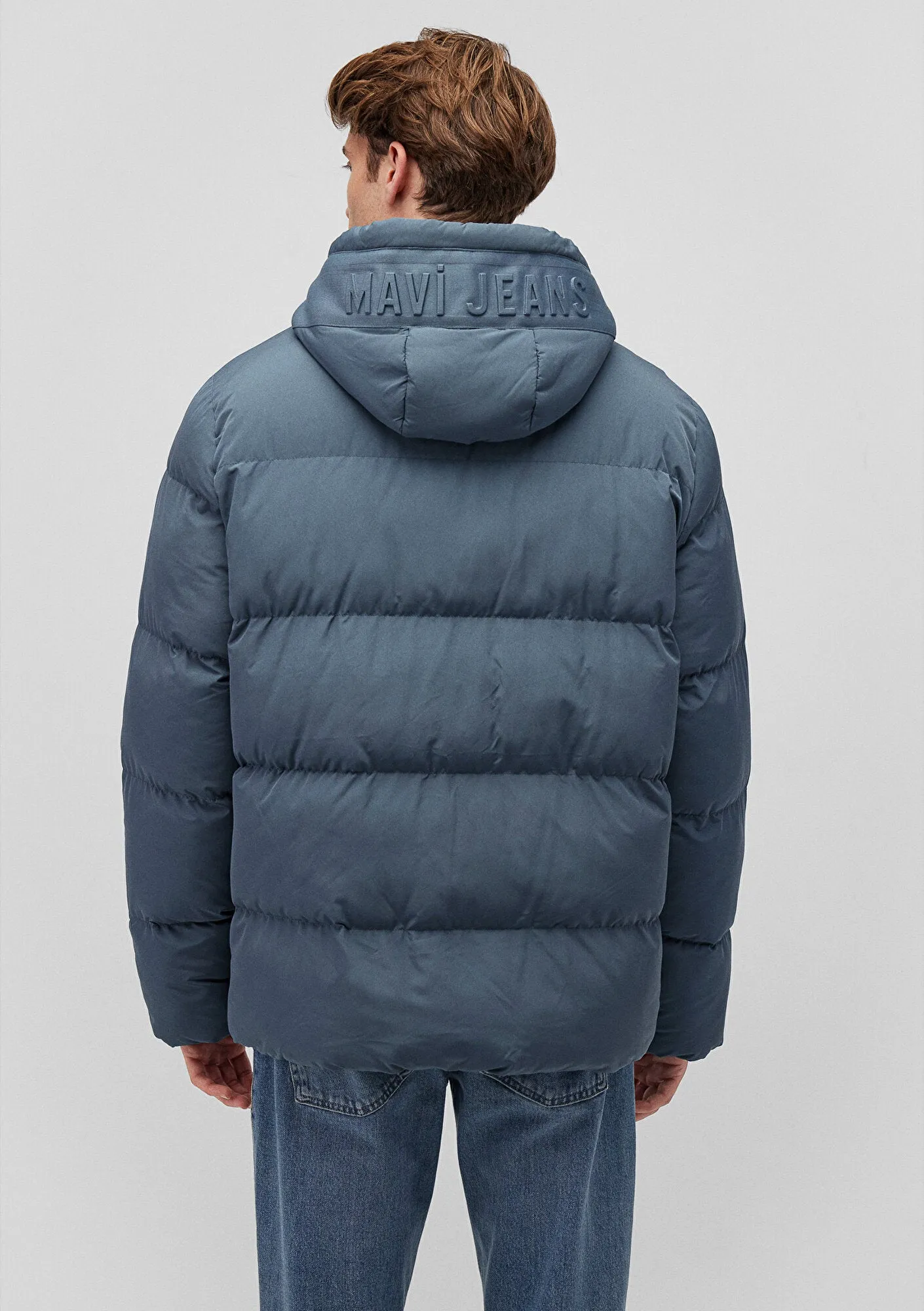 Hooded Navy Jacket