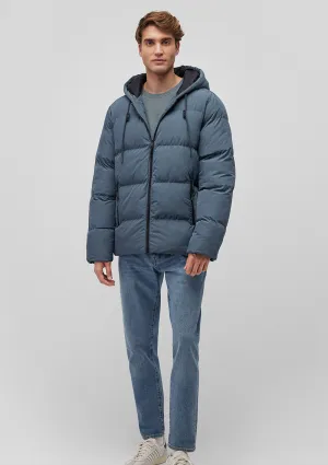 Hooded Navy Jacket