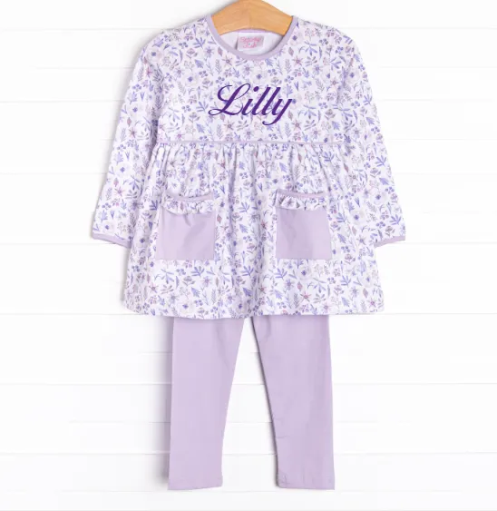 I Lilac You Legging Set, Purple