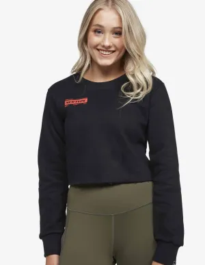 Ignite Cropped Crew - Black