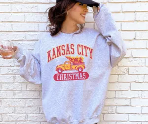 Kansas City Christmas Truck Ash Sweatshirt