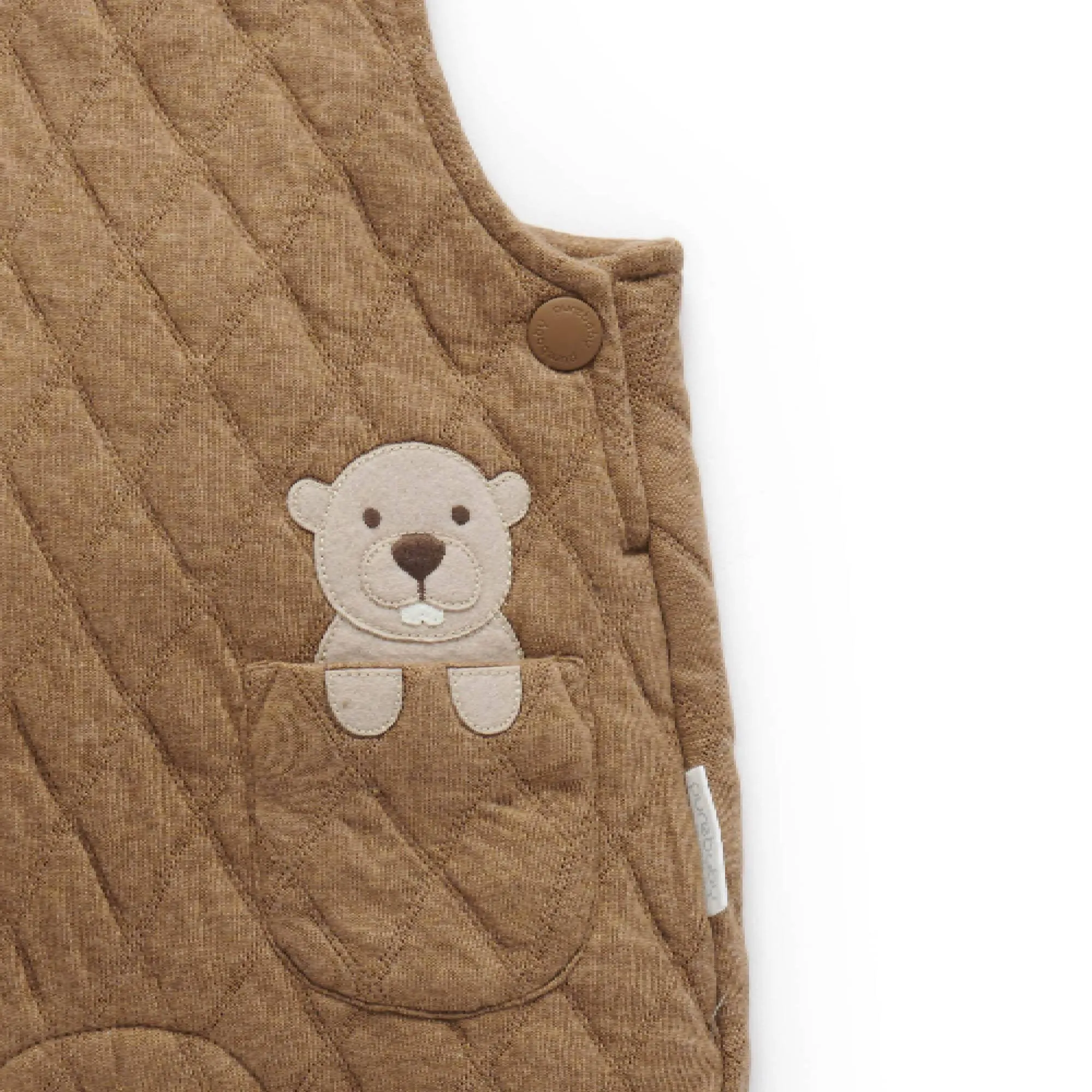 Latzhose Quilted Overall aus GOTS Bio-Baumwolle