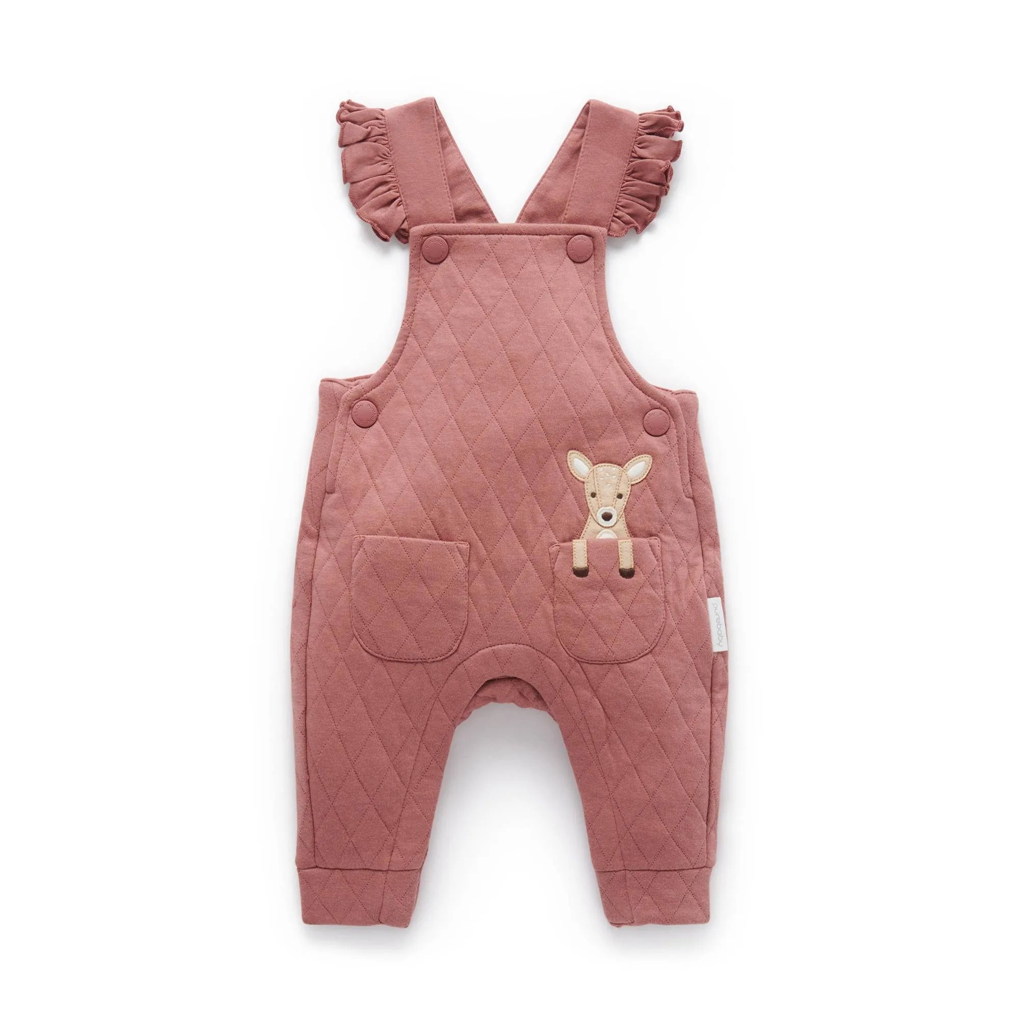 Latzhose Quilted Overall aus GOTS Bio-Baumwolle