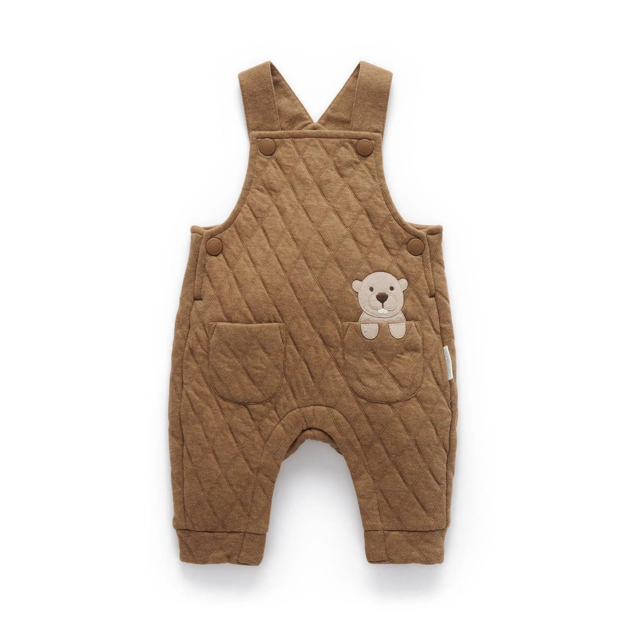 Latzhose Quilted Overall aus GOTS Bio-Baumwolle