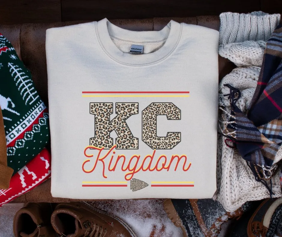 Leopard KC Strong Tan Sweatshirt