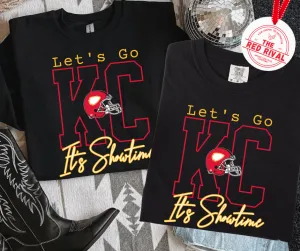 Let's GO KC It's Showtime Black Tee or Sweatshirt