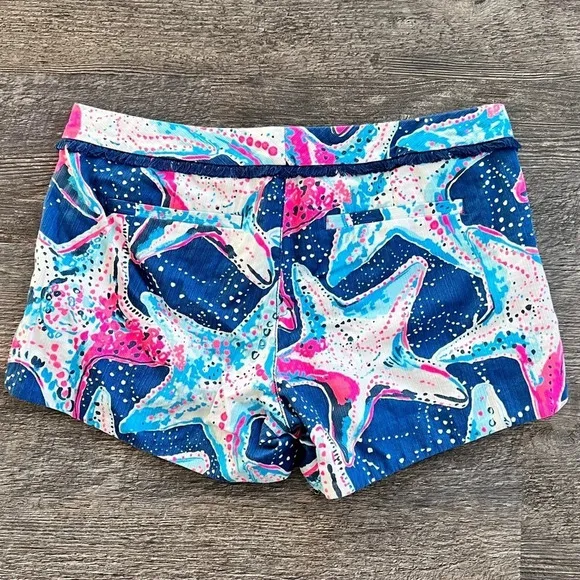 Lilly Pulitzer Adie Shorts - Indigo Star Struck 00