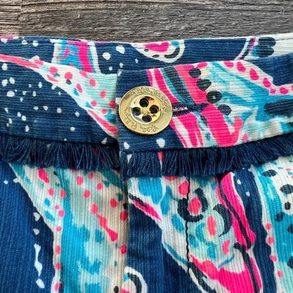 Lilly Pulitzer Adie Shorts - Indigo Star Struck 00