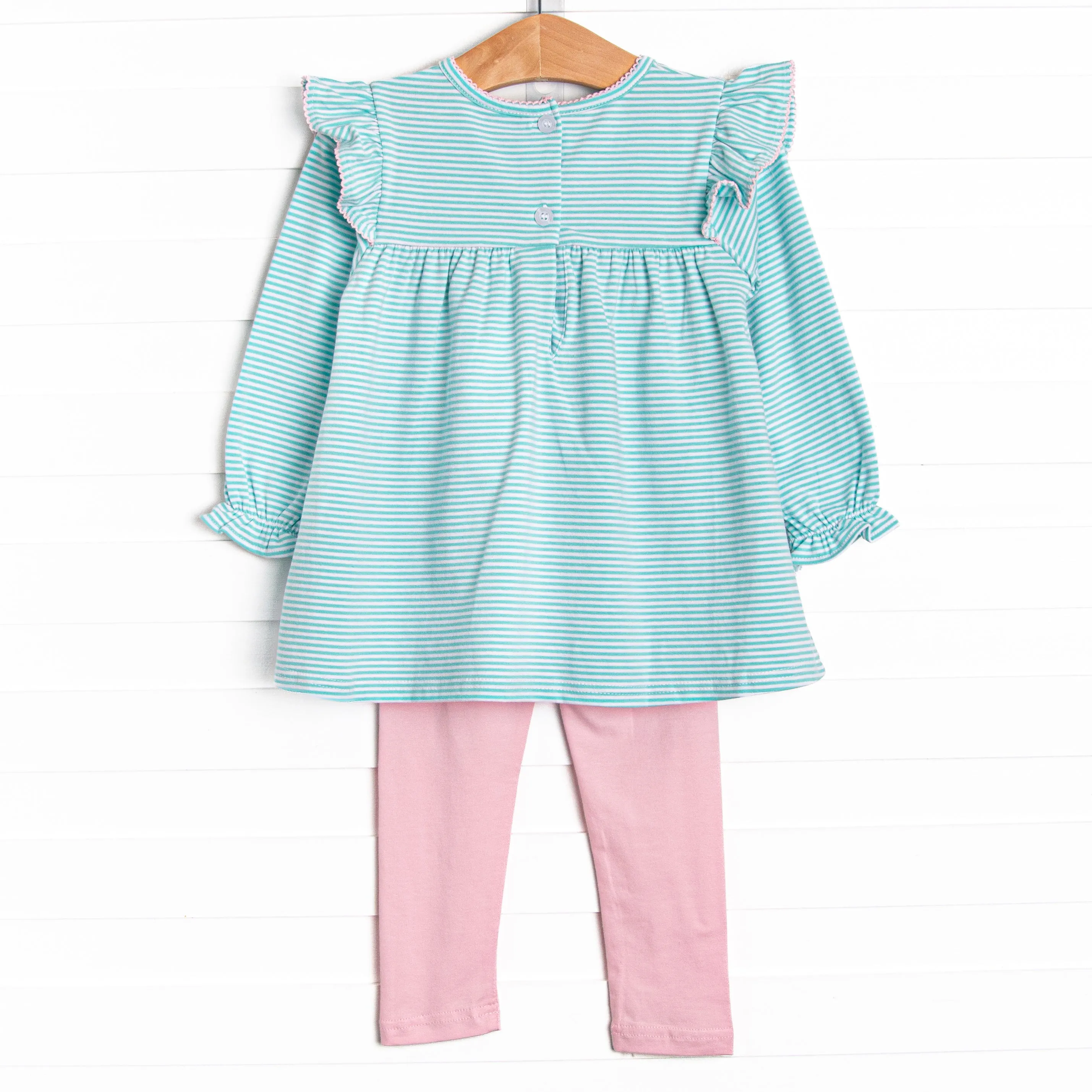 Love You Back Pocket Legging Set, Mint