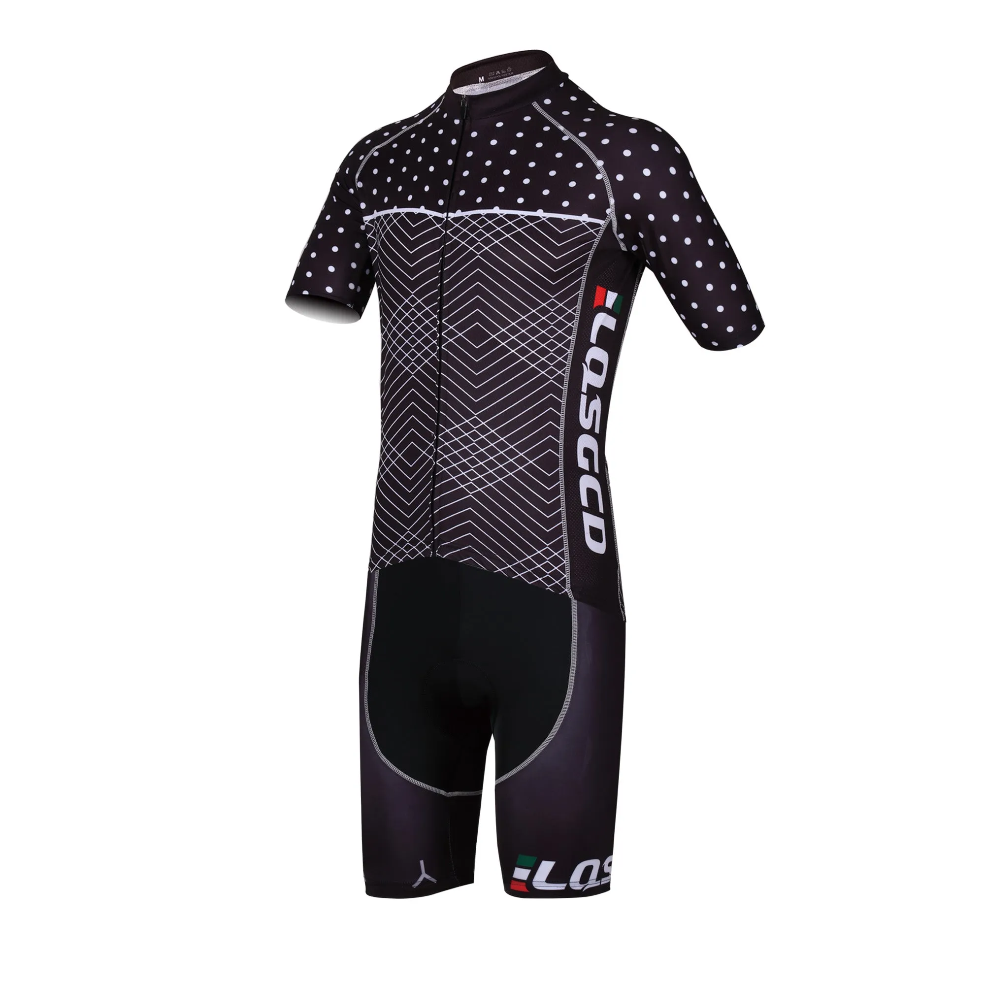 LQSGCD BS-002 SHORT SLEEVE JERSEY & BIB SHORTS SET|LQSGCD BS-002 半袖サイクルジャージ＆ビブショーツ上下セット