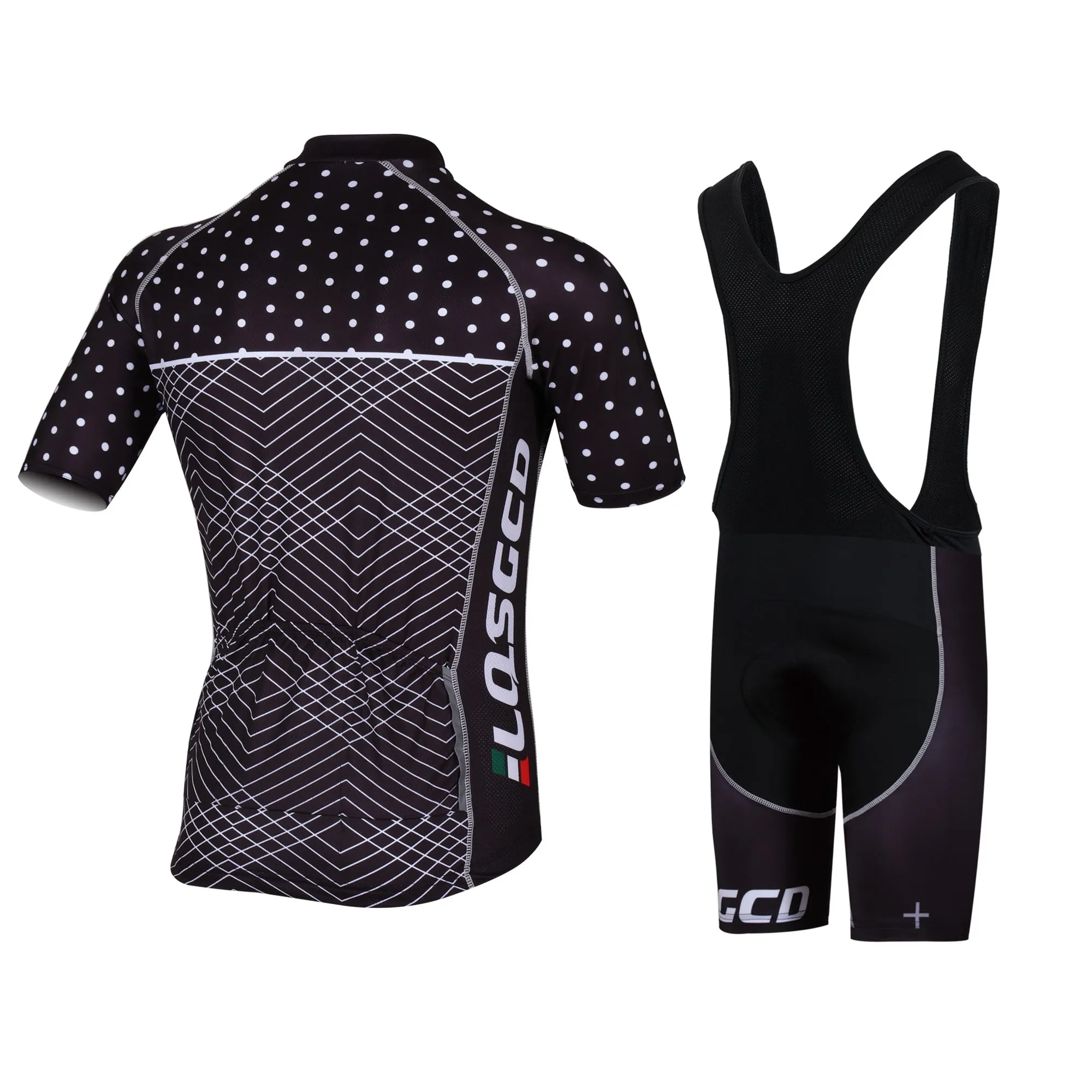 LQSGCD BS-002 SHORT SLEEVE JERSEY & BIB SHORTS SET|LQSGCD BS-002 半袖サイクルジャージ＆ビブショーツ上下セット