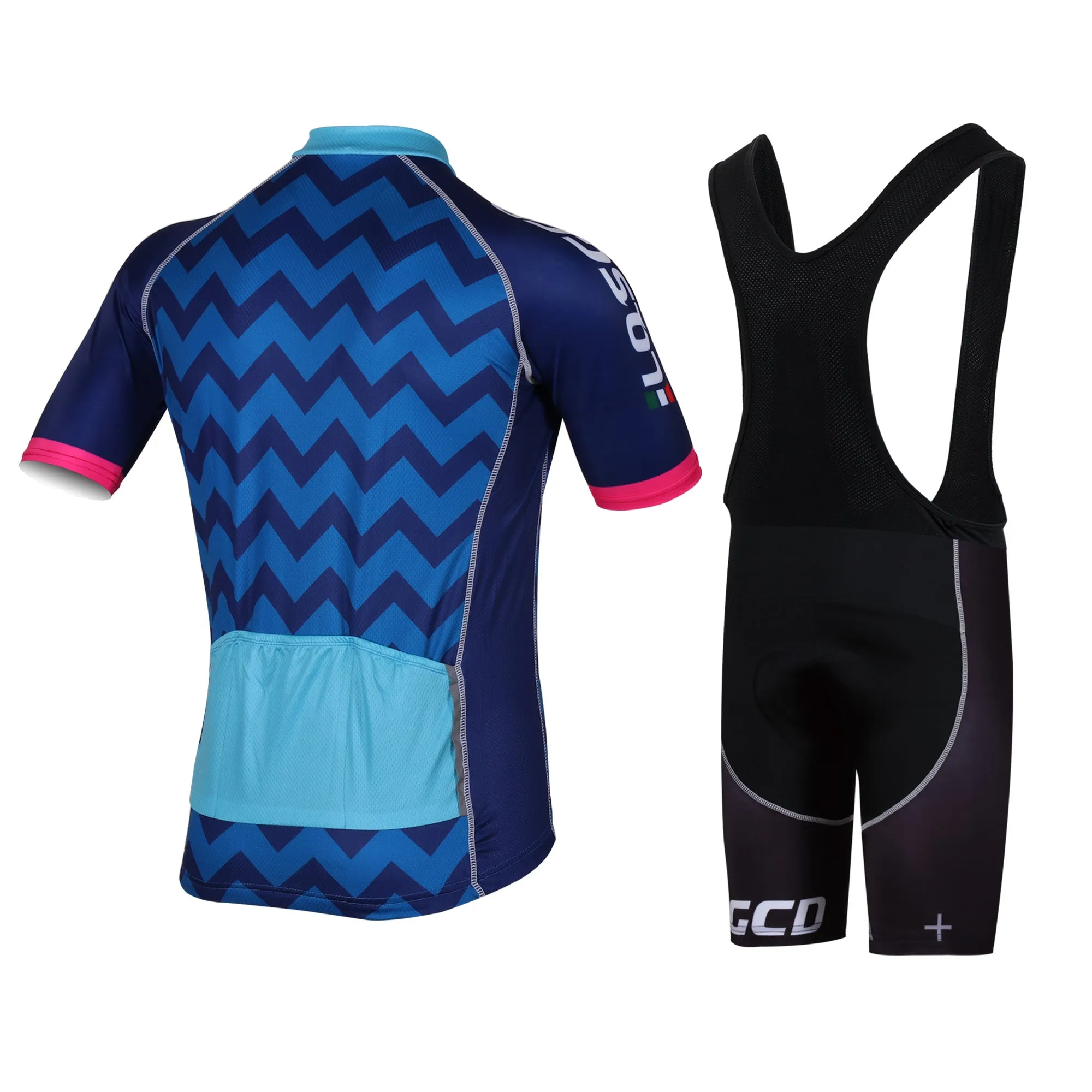 LQSGCD BS-003 SHORT SLEEVE JERSEY & BIB SHORTS SET|LQSGCD BS-003 半袖サイクルジャージ＆ビブショーツ上下セット