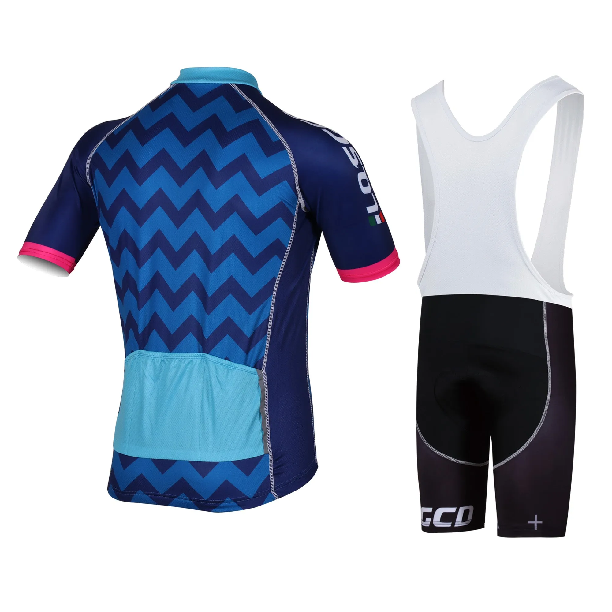 LQSGCD BS-003 SHORT SLEEVE JERSEY & BIB SHORTS SET|LQSGCD BS-003 半袖サイクルジャージ＆ビブショーツ上下セット