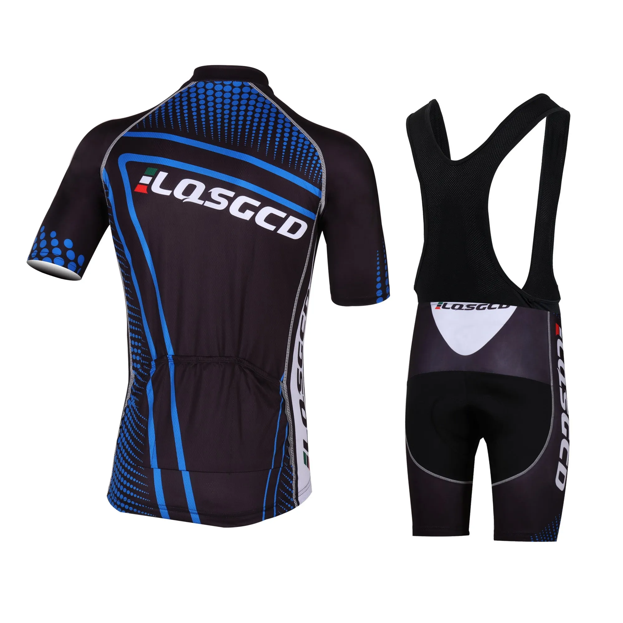 LQSGCD BS-009 SHORT SLEEVE JERSEY & BIB SHORTS SET|LQSGCD BS-009 半袖サイクルジャージ＆ビブショーツ上下セット