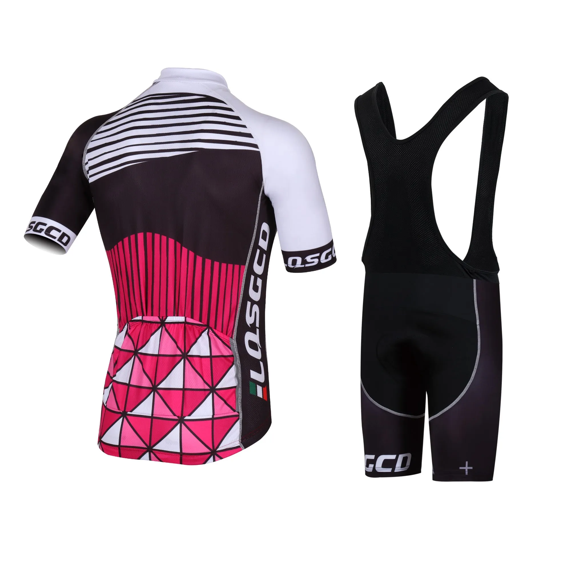 LQSGCD BS-010 SHORT SLEEVE JERSEY & BIB SHORTS SET|LQSGCD BS-010 半袖サイクルジャージ＆ビブショーツ上下セット