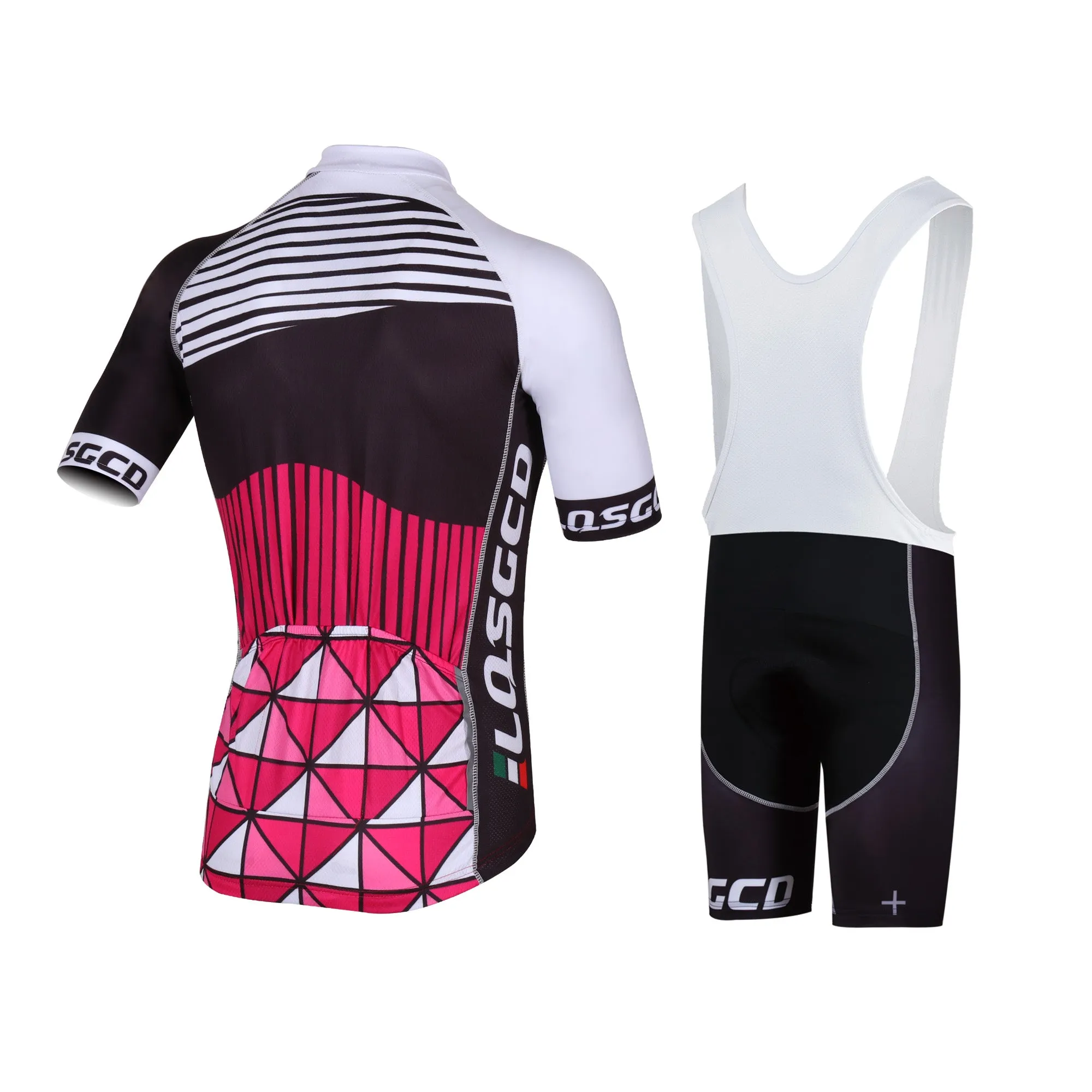 LQSGCD BS-010 SHORT SLEEVE JERSEY & BIB SHORTS SET|LQSGCD BS-010 半袖サイクルジャージ＆ビブショーツ上下セット