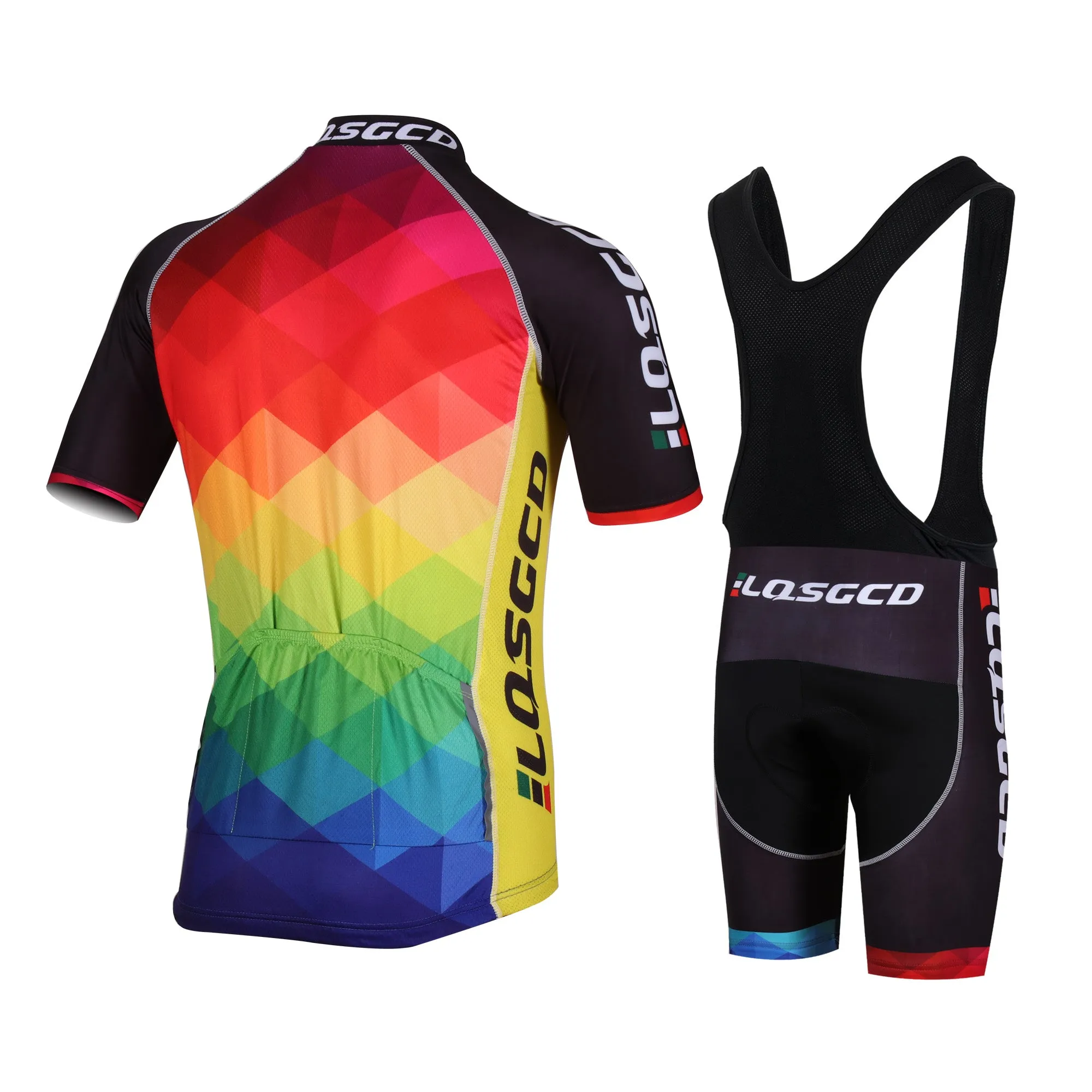 LQSGCD BS-011 SHORT SLEEVE JERSEY & BIB SHORTS SET|LQSGCD BS-011 半袖サイクルジャージ＆ビブショーツ上下セット