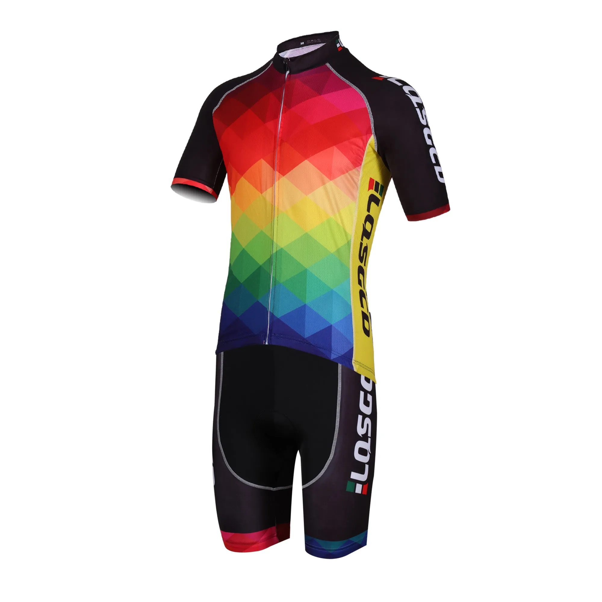 LQSGCD BS-011 SHORT SLEEVE JERSEY & BIB SHORTS SET|LQSGCD BS-011 半袖サイクルジャージ＆ビブショーツ上下セット