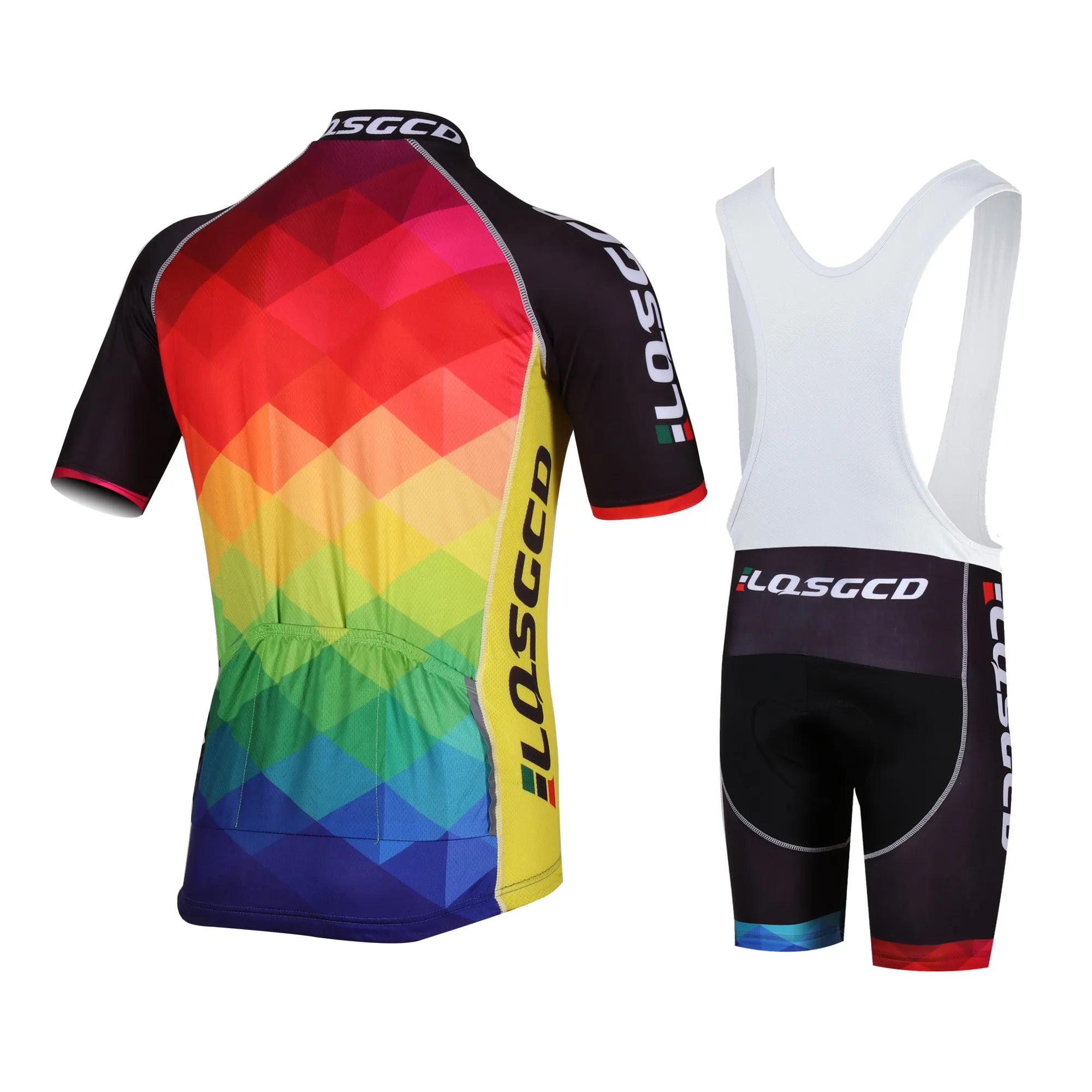 LQSGCD BS-011 SHORT SLEEVE JERSEY & BIB SHORTS SET|LQSGCD BS-011 半袖サイクルジャージ＆ビブショーツ上下セット