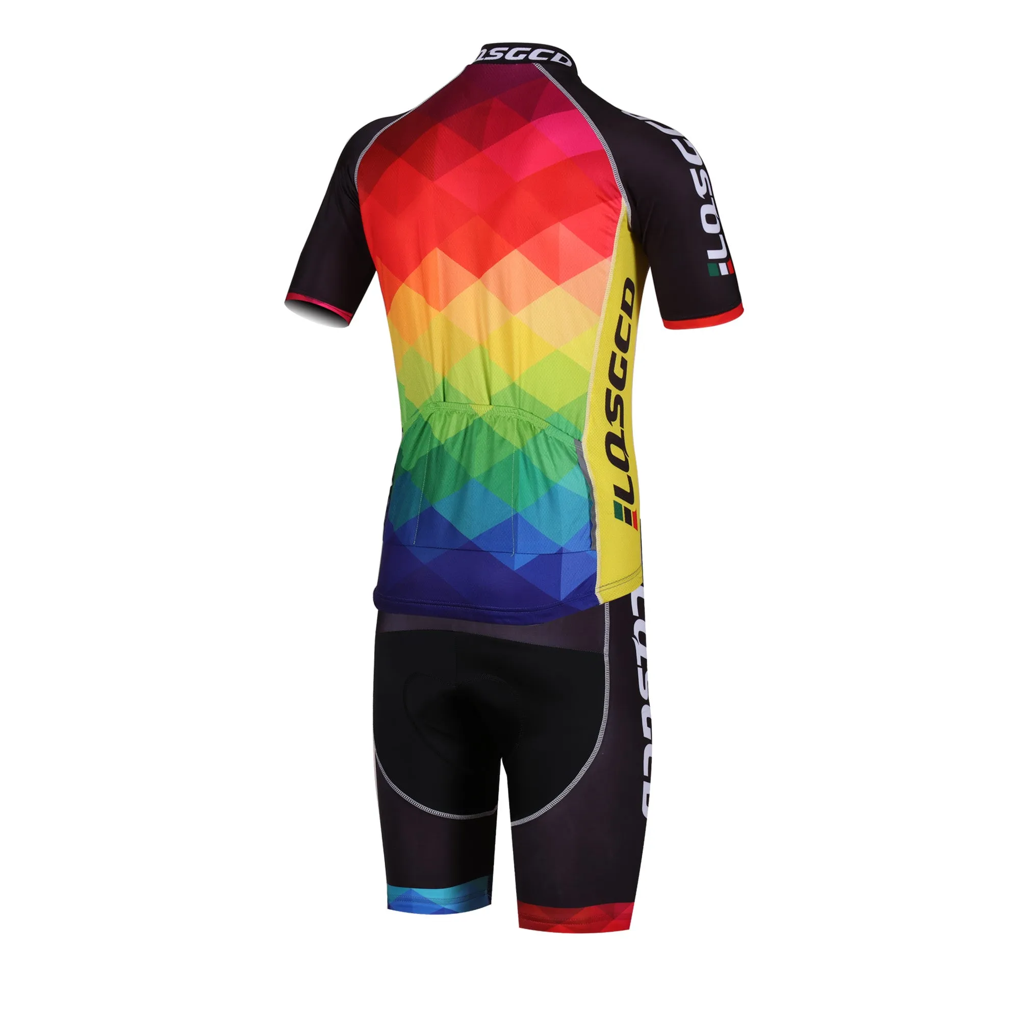 LQSGCD BS-011 SHORT SLEEVE JERSEY & BIB SHORTS SET|LQSGCD BS-011 半袖サイクルジャージ＆ビブショーツ上下セット