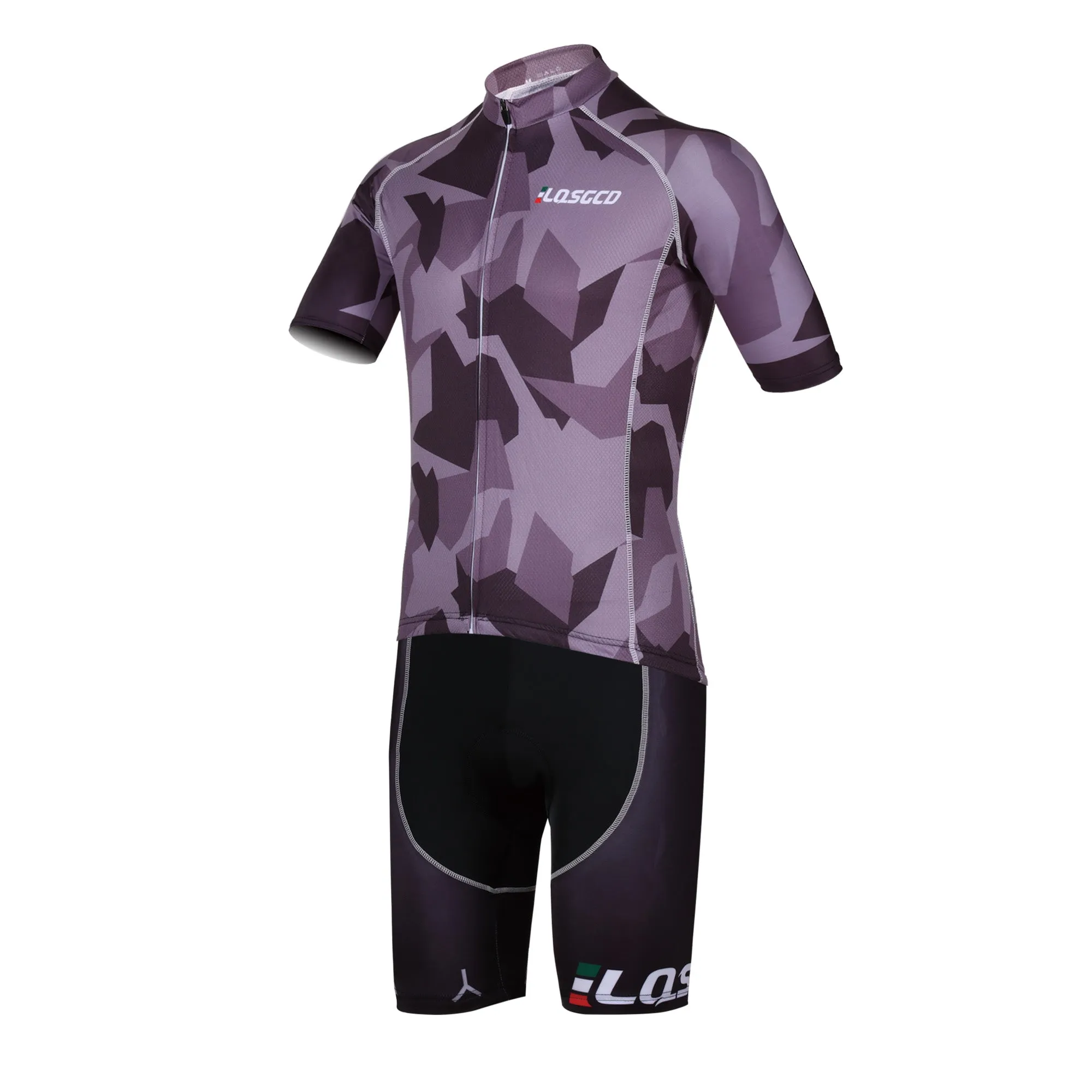 LQSGCD BS-012 SHORT SLEEVE JERSEY & BIB SHORTS SET|LQSGCD BS-012 半袖サイクルジャージ＆ビブショーツ上下セット