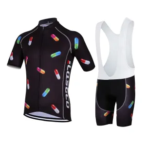 LQSGCD BS-013 SHORT SLEEVE JERSEY & BIB SHORTS SET|LQSGCD BS-013 半袖サイクルジャージ＆ビブショーツ上下セット