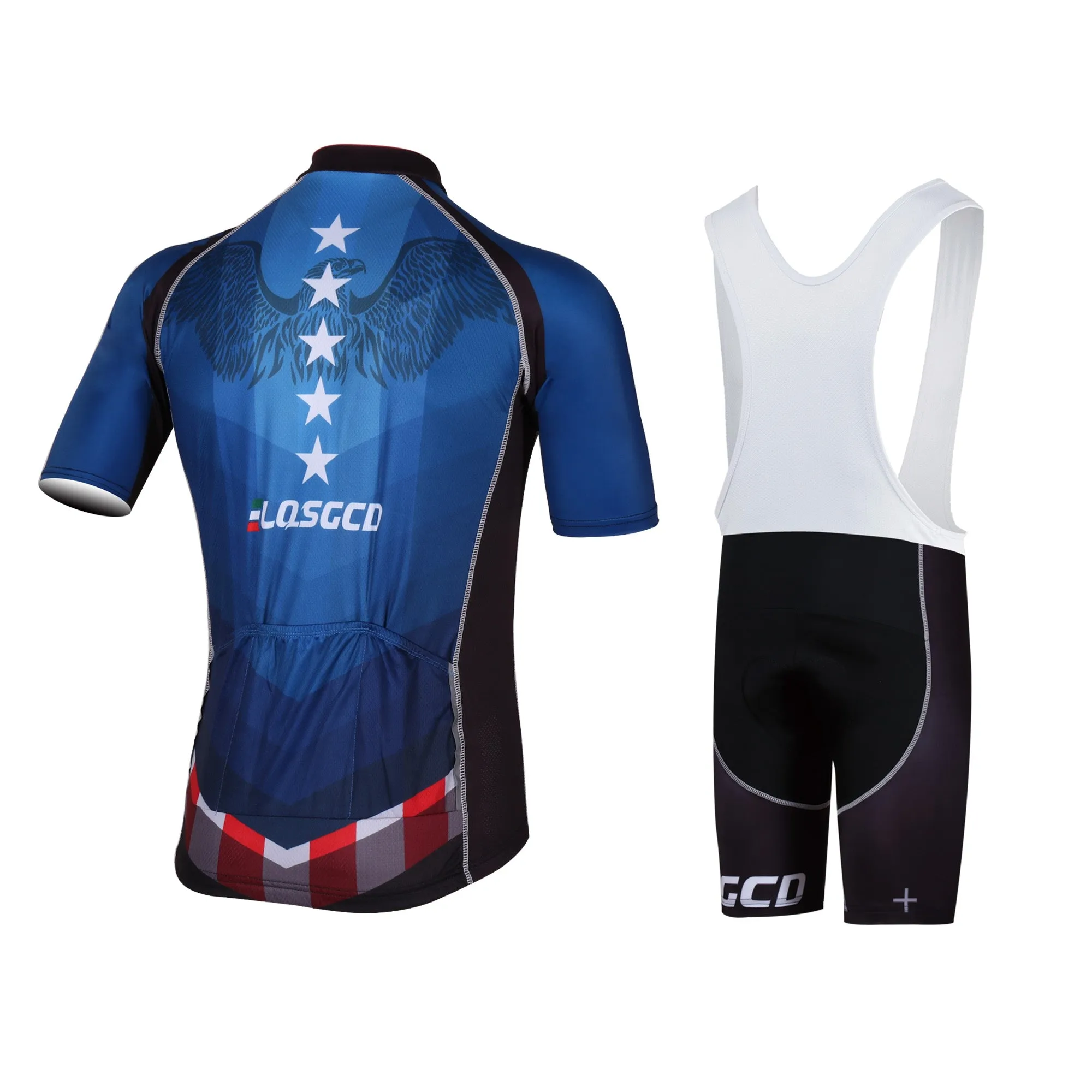 LQSGCD BS-014 SHORT SLEEVE JERSEY & BIB SHORTS SET|LQSGCD BS-014 半袖サイクルジャージ＆ビブショーツ上下セット