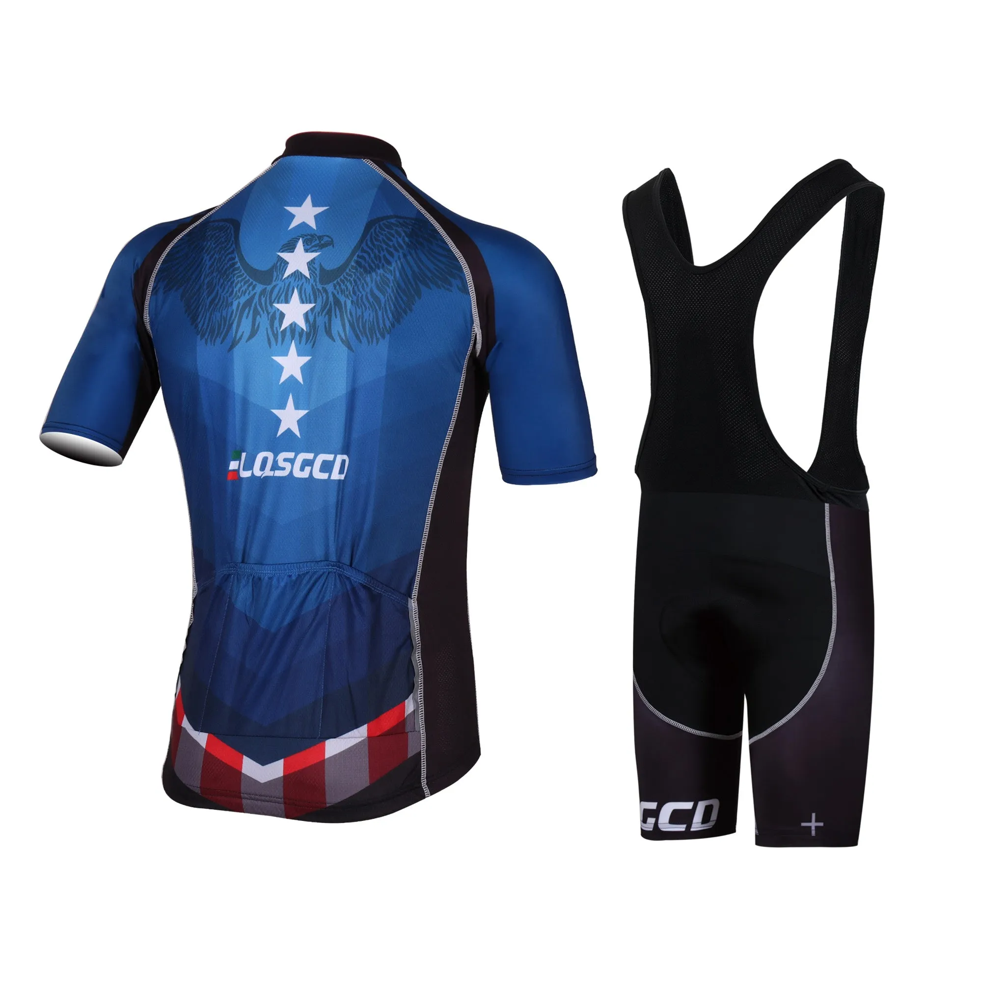 LQSGCD BS-014 SHORT SLEEVE JERSEY & BIB SHORTS SET|LQSGCD BS-014 半袖サイクルジャージ＆ビブショーツ上下セット